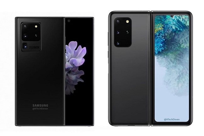 Galaxy Fold 2 đặt cạnh Galaxy Note 20 Ultra