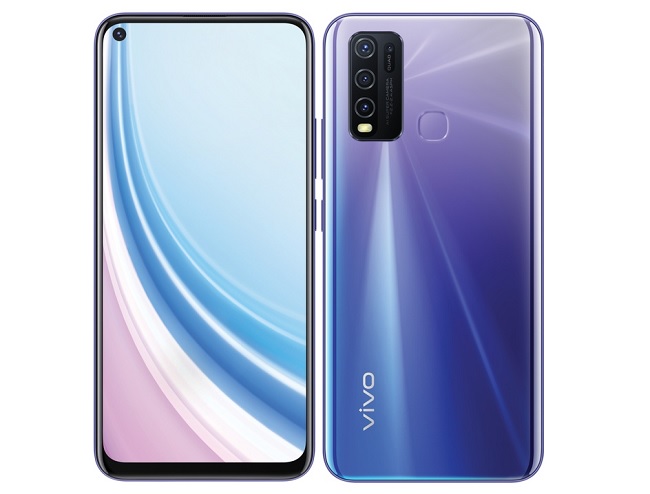 Vivo Y50 có thiết kế khá toàn diện với mặt trước tinh tế, mặt sau lấp lánh