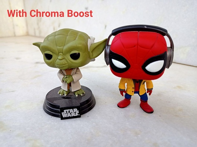 Hình ảnh chụp trong điều kiện ban ngày với chế độ Chroma Boost