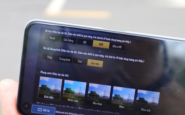 Đánh giá hiệu năng Realme 6 ở mức thiết lập cao nhất