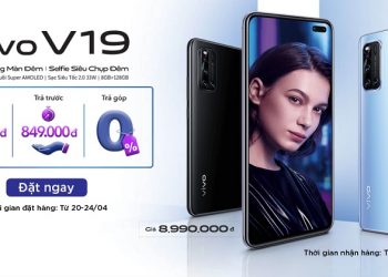 Đặt trước Vivo V19 tại ViettlStore – Giảm trực tiếp 500k, trả góp 0% với phí trả trước 849k