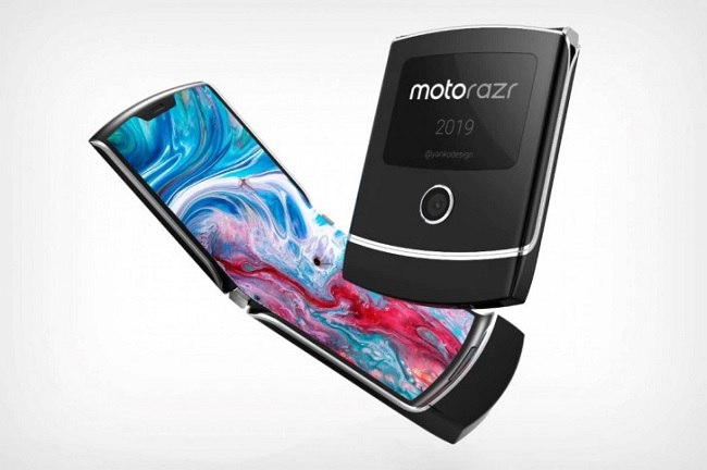 Kiểu dáng màn hình gập của Motorola Razr