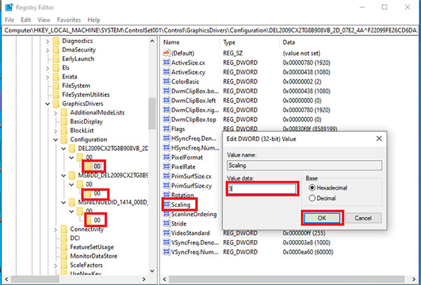 Nhấn đúp chuột vào file để mở và thay đổi giá trị ở mục Value data về số 3