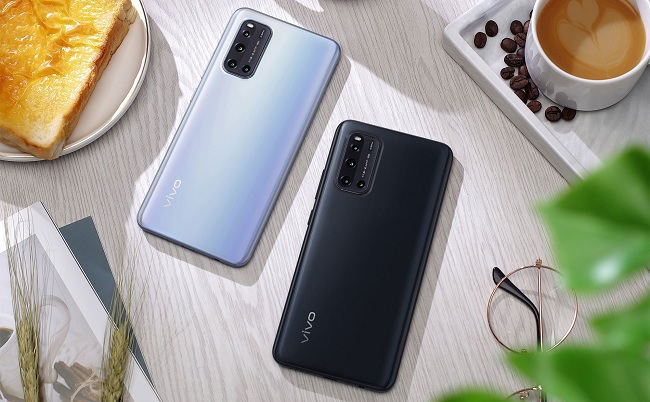Vivo V19 có 2 tùy chọn màu sắc là Đen thiên thạch và Bạc ngân hà