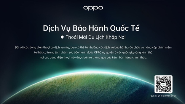 Gói bảo hành toàn cầu 12 tháng đem lại rất nhiều lợi ích cho người dùng. Đi nước ngoài vẫn bảo hành được máy