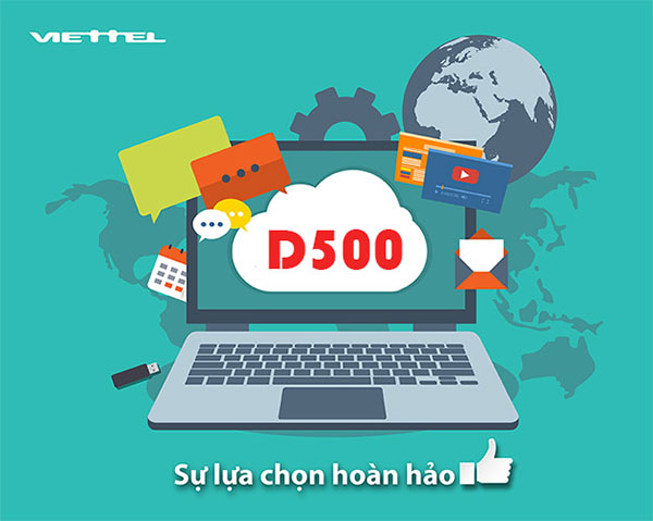 Gói cước 4G D500 Viettel 12 tháng tiết kiệm thời gian và chi phí 