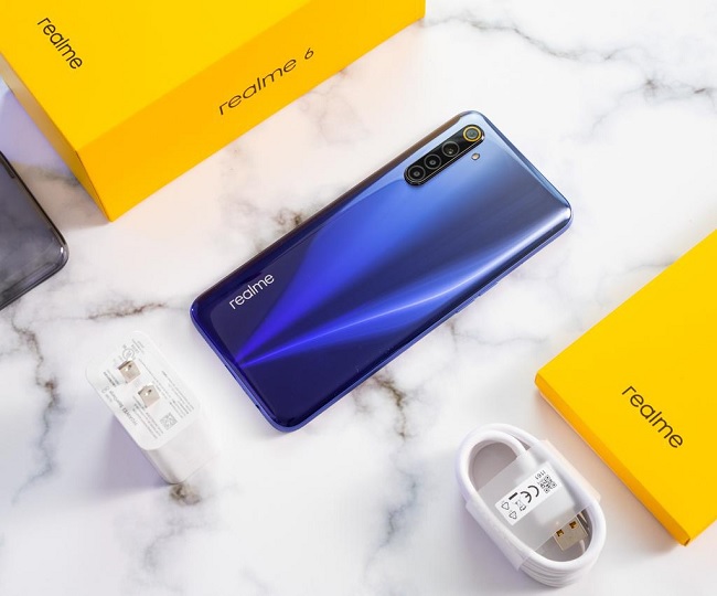 Realme 6 trang bị công nghệ sạc VOOC 4.0 30W