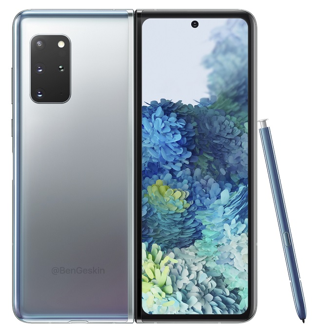 Hình ảnh render Galaxy Fold 2 dựa theo các tin đồn