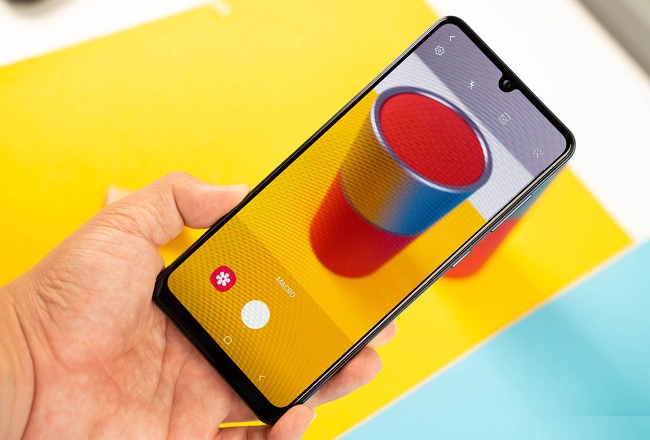 Giao diện camera trên Galaxy A31