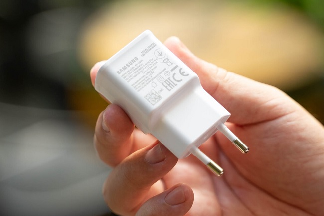 Củ sạc được trang bị cho Galaxy A31