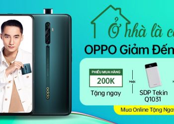 Ở nhà là có quà, mua OPPO online giảm đến 1 triệu đồng