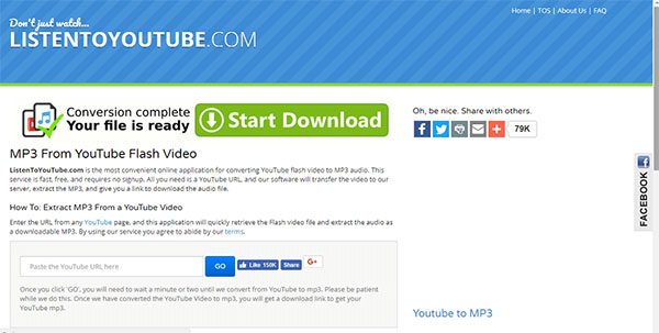 Tải nhạc từ YouTube về điện thoại bằng Listen To YouTube