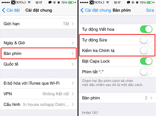Hướng dẫn người dùng tự tắt tính năng sửa lỗi chính tả trên iPhone