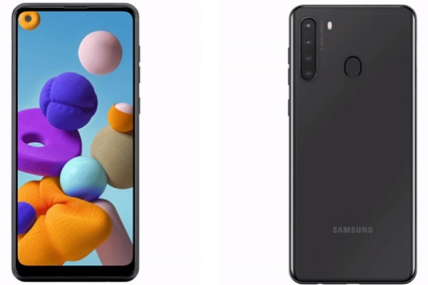 Ngắm trọn thiết kế Galaxy A21 với 4 camera qua ảnh render 360 độ