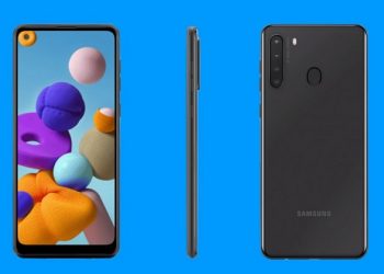 Ngắm trọn thiết kế Galaxy A21 với 4 camera qua ảnh render 360 độ