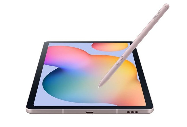 Samsung Galaxy Tab S6 Lite khá mỏng, thiết kế vuông vức và tinh tế