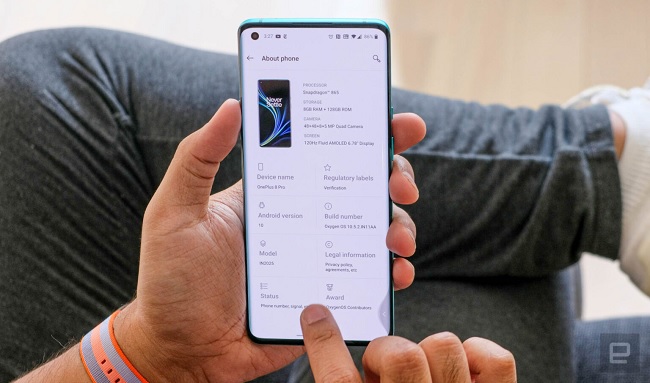 Thông số cấu hình OnePlus 8 Pro