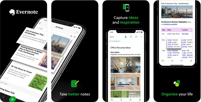 Ứng dụng giúp bạn ghi chú thông qua các chức năng viết tay, vẽ, scan tài liệu và tìm kiếm ghi chú của mình