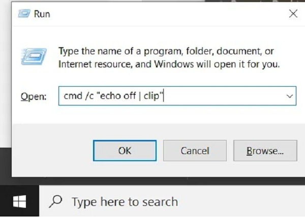Thêm phần trống vào trong Clipboard