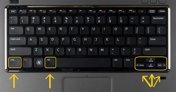 Khắc phục lỗi màn hình máy tính bị ngược bằng tổ hợp phím