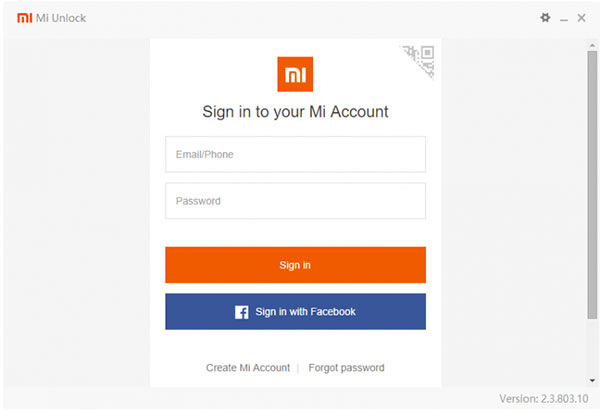 Tạo tài khoản Mi cho điện thoại Xiaomi 