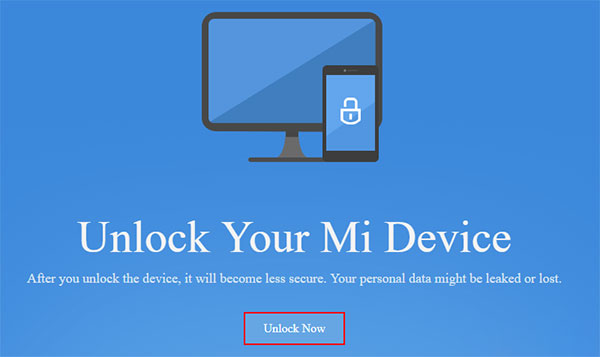 Đăng ký Unlock bootloader
