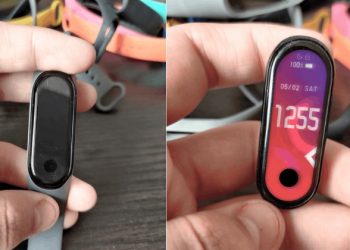 Lộ ảnh thực tế vòng đeo tay thông minh Mi Band 5 có màn hình “đục lỗ”, kích thước nâng lên tối đa