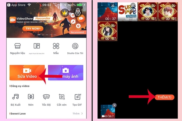 app chèn nhạc vào video cho iphone
