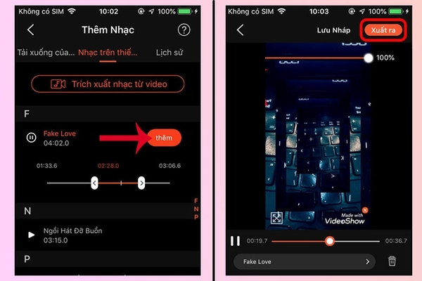 app chèn nhạc vào video cho iphone