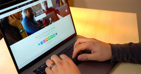 Cần đăng nhập bằng tài khoản Apple ID để có thể truy cập và lưu trữ dữ liệu cá nhân