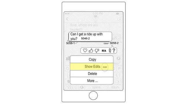 iMessage có thể chỉnh sửa tin nhắn đã gửi