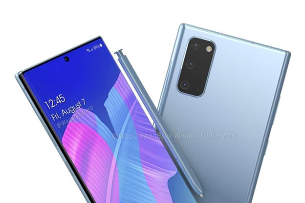 Ảnh minh họa Galaxy Note 20+