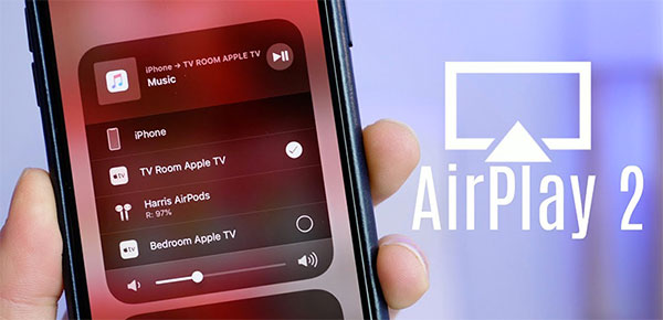 Kết nối bằng hệ thống AirPlay được thiết kế riêng cho những thiết bị Apple