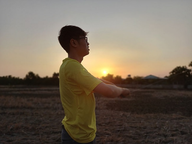 Ảnh đã bật chế độ xóa phông