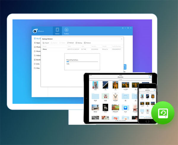 Giao diện iTools khi cài đặt thành công