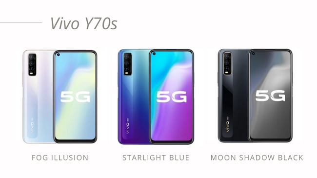 Ảnh báo chí Vivo Y70s trên trang thương mại điện tử Tmall