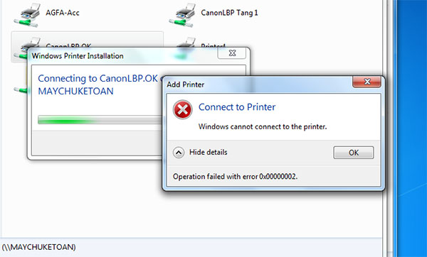Tìm xem model máy in cần dùng là gì và tìm bản driver tương ứng