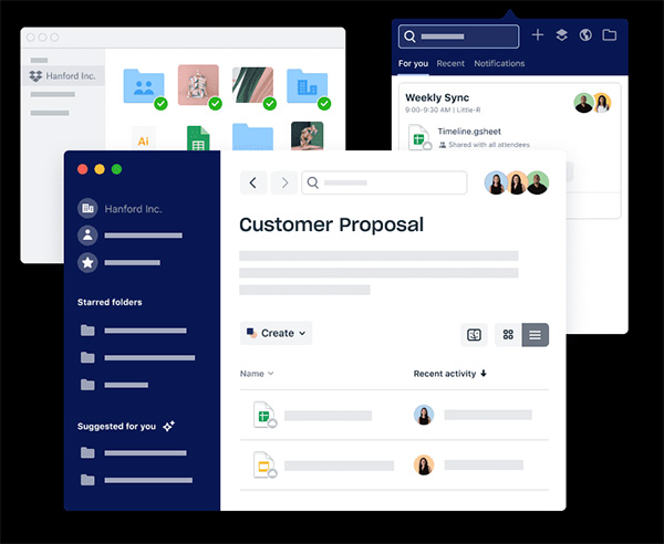 Đăng nhập tài khoản Dropbox trên máy tính để tiến hành khôi phục ảnh