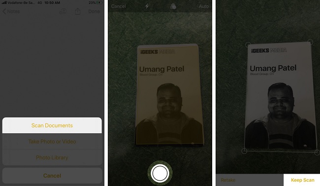 Người dùng có thể chụp lại nếu cảm thấy chưa ưng ý