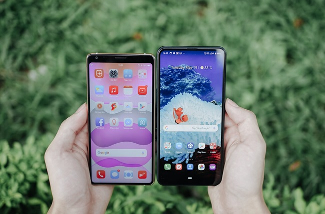 So sánh Bphone B86 và Vsmart Active 3 về màn hình