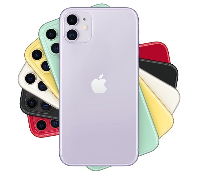 iPhone 11 có tới 6 phiên bản màu