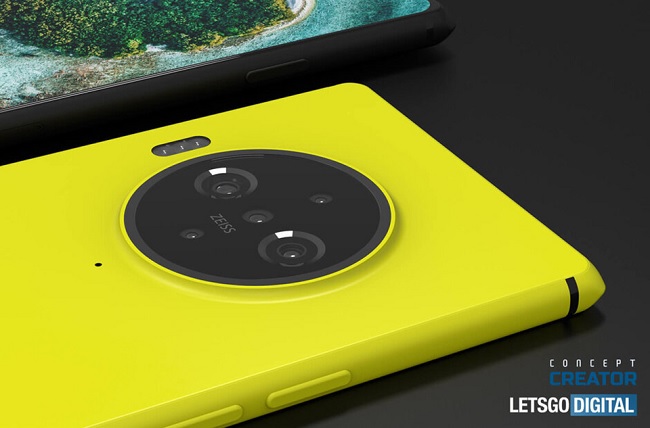 Cụm camera sau lấy cảm hứng từ chiếc Lumia 1020