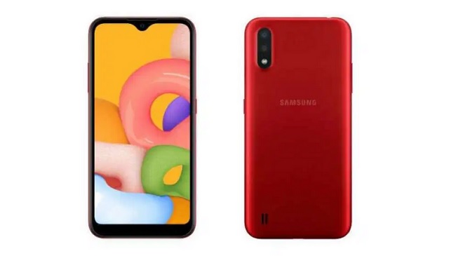Thiết kế của Galaxy M01