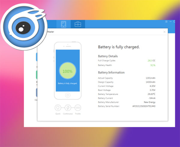 Tính năng Battery Master