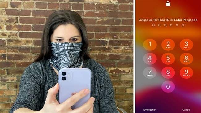 Mở khóa iPhone dễ dàng hơn khi đeo khẩu trang