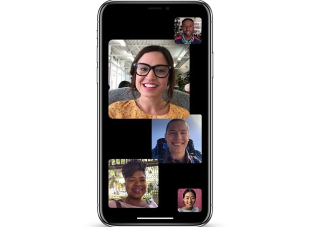 Cửa sổ FaceTime được điều chỉnh lại