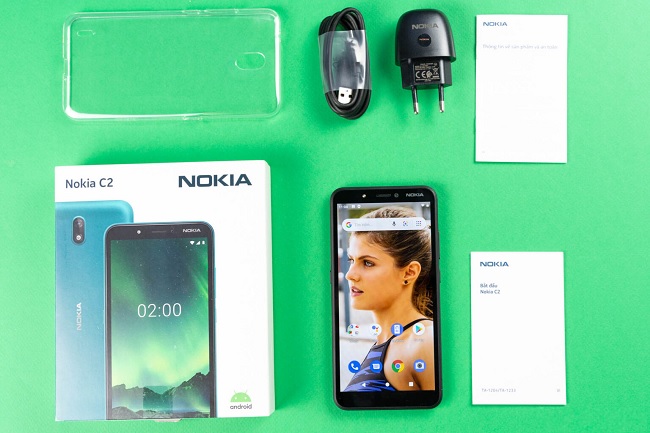Các phụ kiện đi kèm Nokia C2