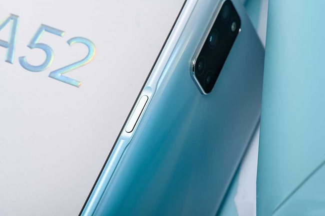 Cảm biến vân tay được đặt trên cạnh viền bên phải