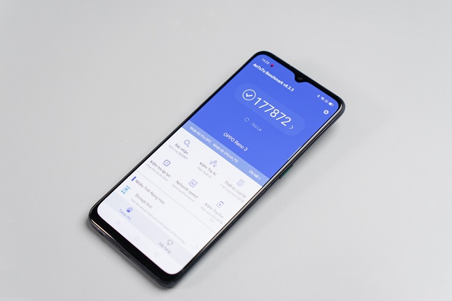 Điểm hiệu năng OPPO Reno3 đánh giá trên hệ thống Antutu