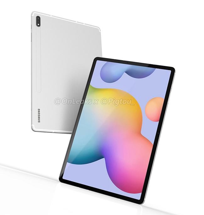 Galaxy Tab S7+ được trang bị camera kép